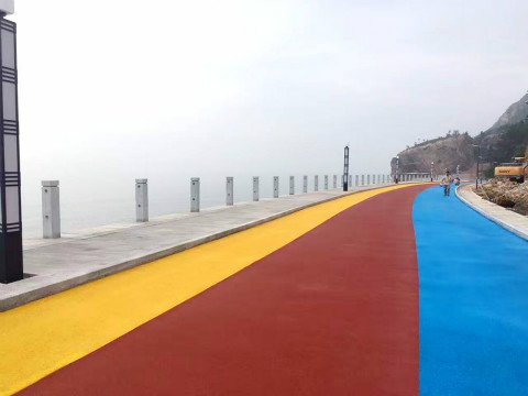 衢江區防滑透水路面