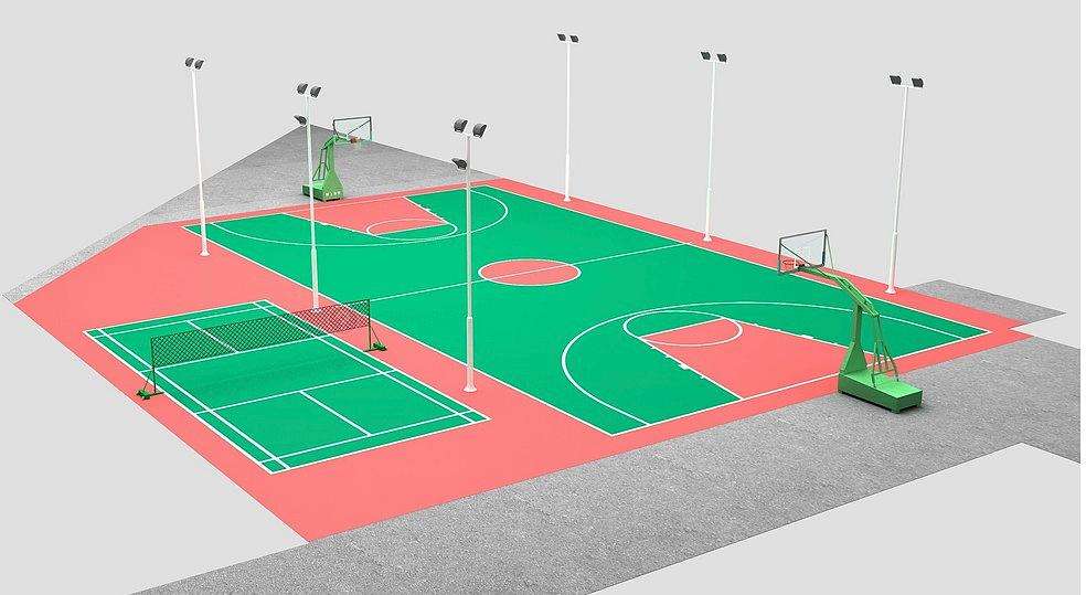 宿遷市塑膠籃球場