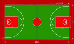 硅PU籃球場材料